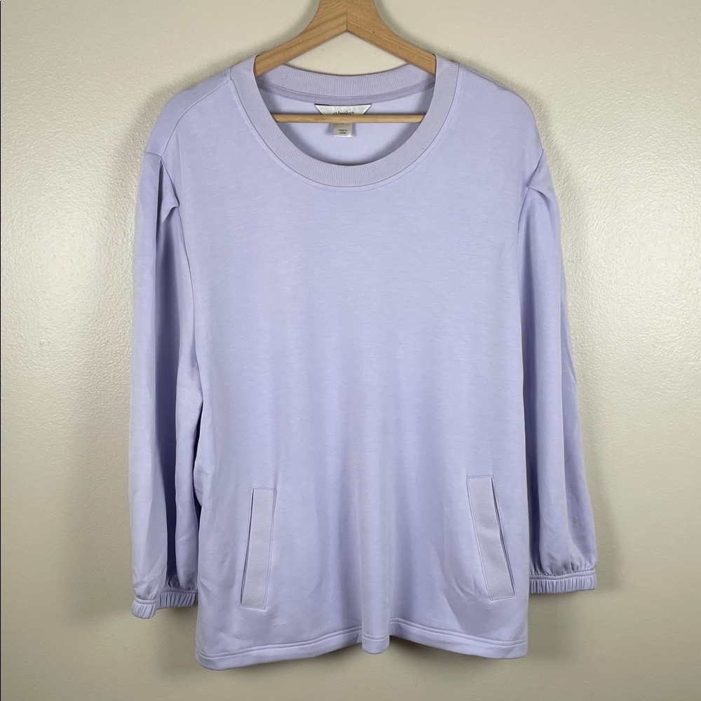 NEW CJ Banks XL Lilac Crewneck Sweatshirt